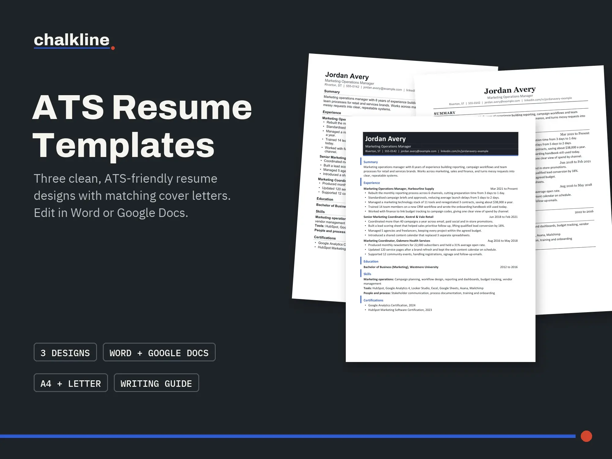 ATS Resume + Cover Letter Templates: cover image
