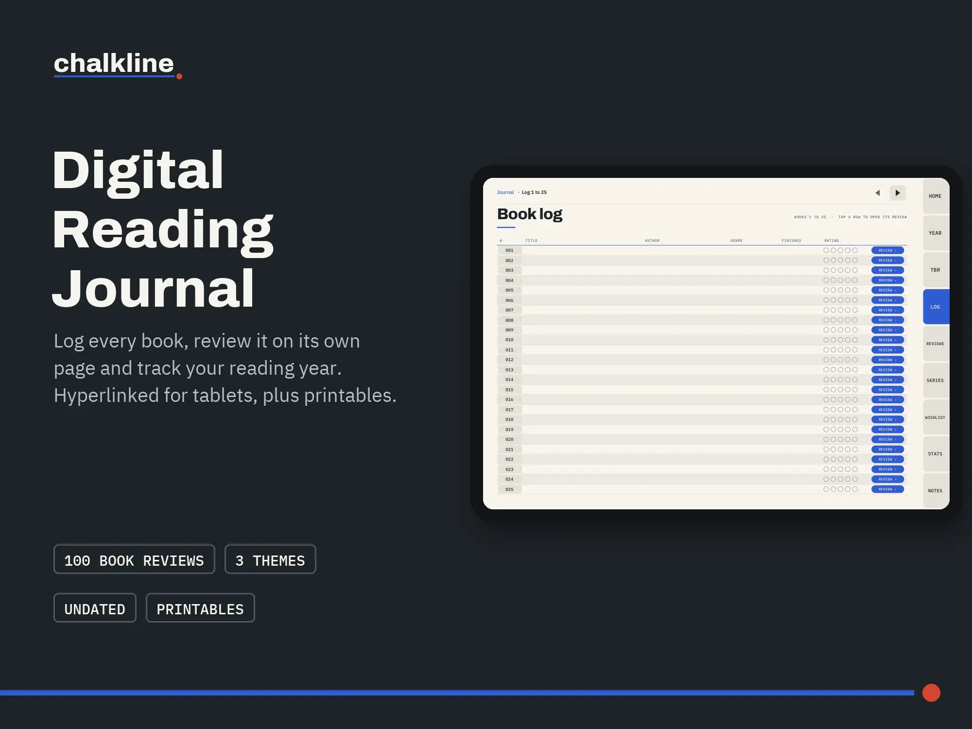 Digital Reading Journal: cover image