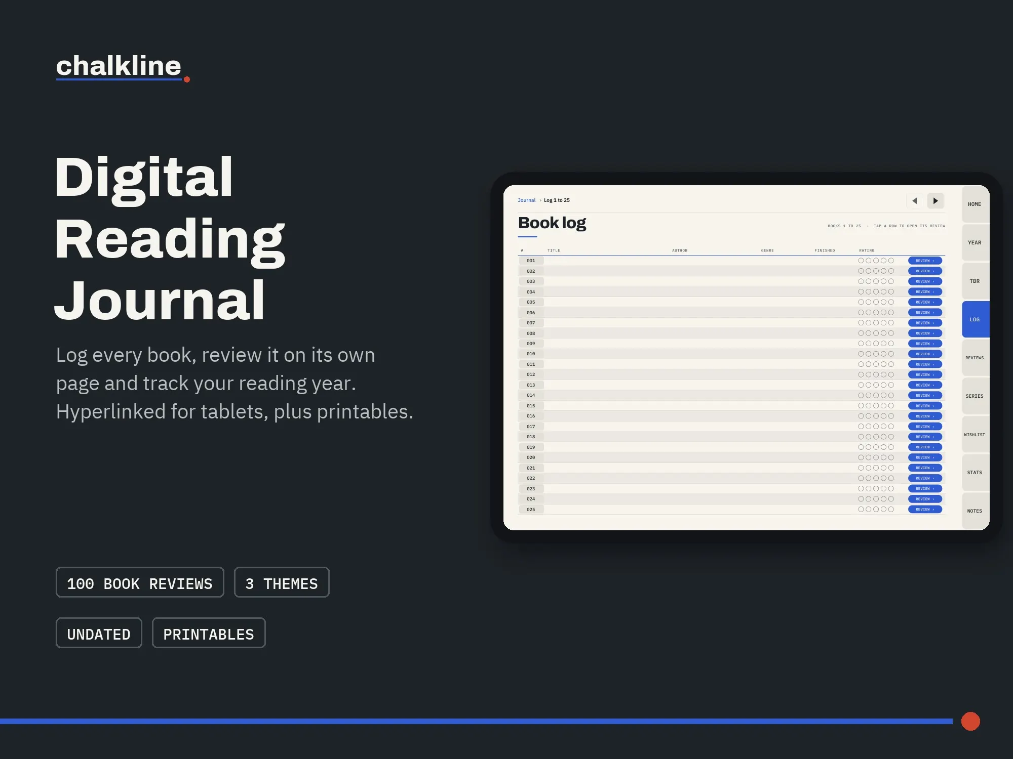 Digital Reading Journal: cover image